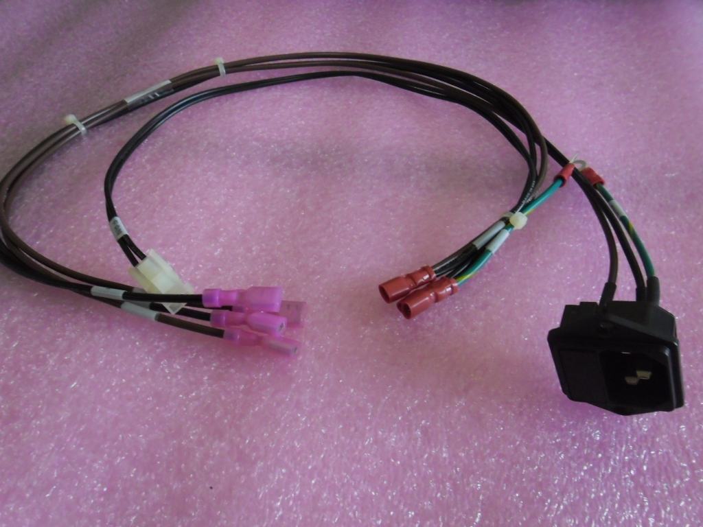 CB-0031-B / 6200-21 / 6200.2100 10A 250V AC POWER INLET ENTRY MODULES: 1 Pole Screw-on Solder Socket and fusedrawr+60cm WIRES (JR2834 ) connector pre-wired