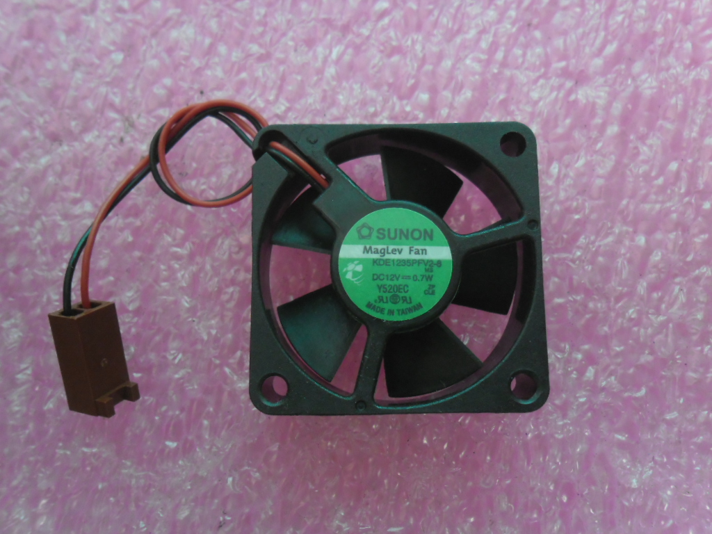 KDE1235PFV2-8 MS / KDE1235PFB1-8: FAN 35X35X10mm 12VDC 0.7W 600RPM 2 WIRES BALL BEARING
