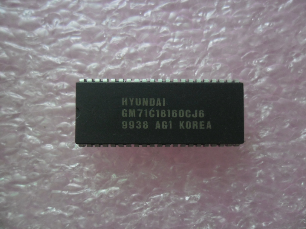 GM71C18160CJ6 = / GM71C4260CJ60 + TC5118160AJ-60 NNHT5118160BSJ-60 + HT5118160BSJ-60: IC MEMORY CMOS 1M X 16 FAST PAGE DRAM 60nS 5V SMD SOJ42 = MCM518160AJ60 / MSM5118160F-60JS / IS41C16105-60K