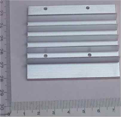 HEATSINK 55X63mm: ALUMINUM WHITE