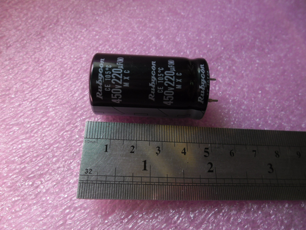 LGU2W221MELA: 220UF CAPACITOR ELEC ALUM 220µ/450V 220µF 25X45MM SNAP P10 105DEG > 400V