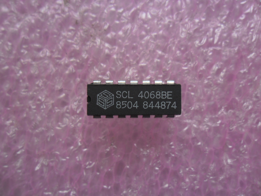 SCL4068BE = CD4068BE: IC CMOS 8 INPUT NAND/AND GATE DIP-14