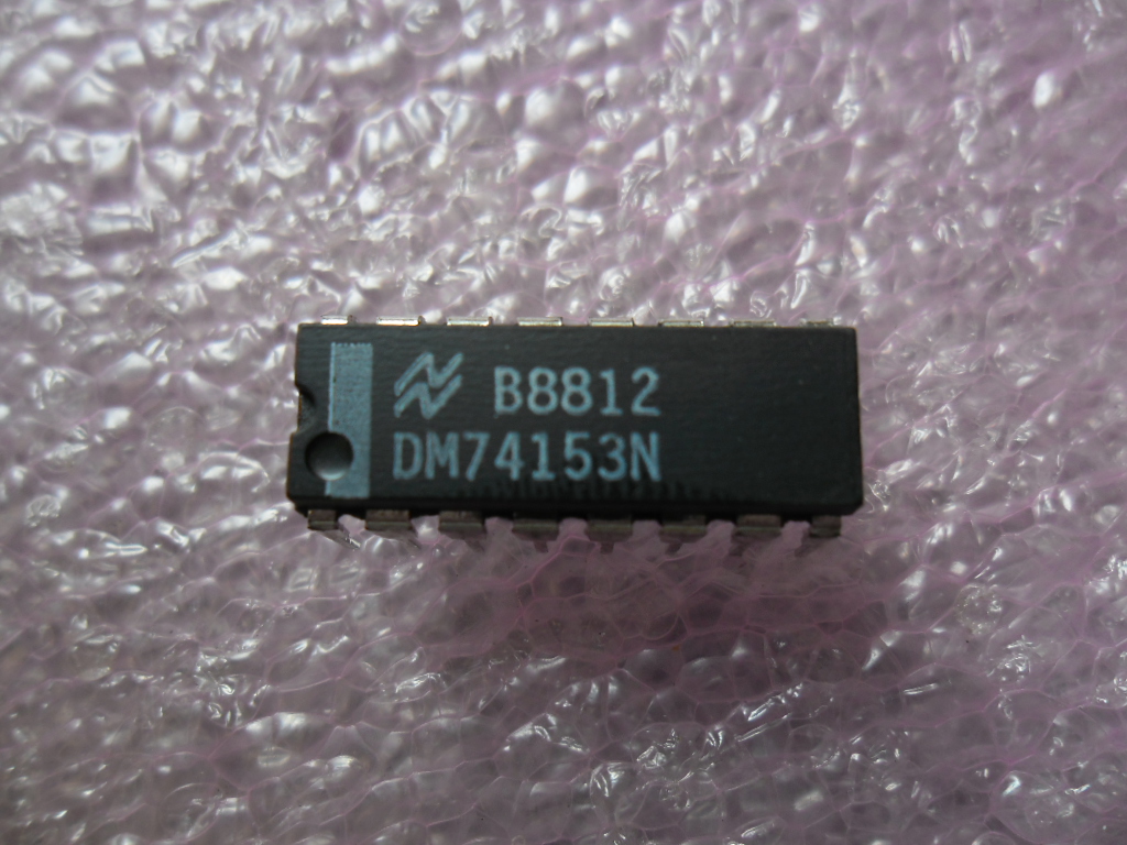 DM74153N / SN74153N = 74153N: IC DUAL 4-INPUT TTL MULTIPLEXER LOGIC DIP-16 obdolete