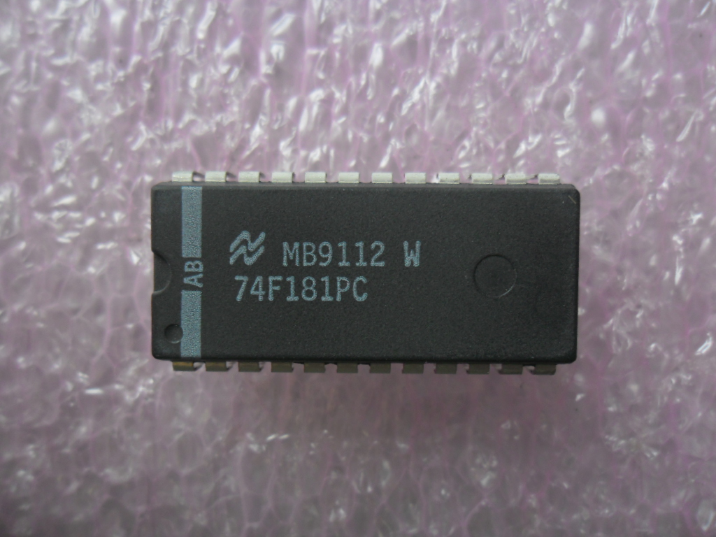 74F181PC = 74F181N DM74F181PC: IC ARITHMETIC LOGIC 4-BIT DIP-24 Wide