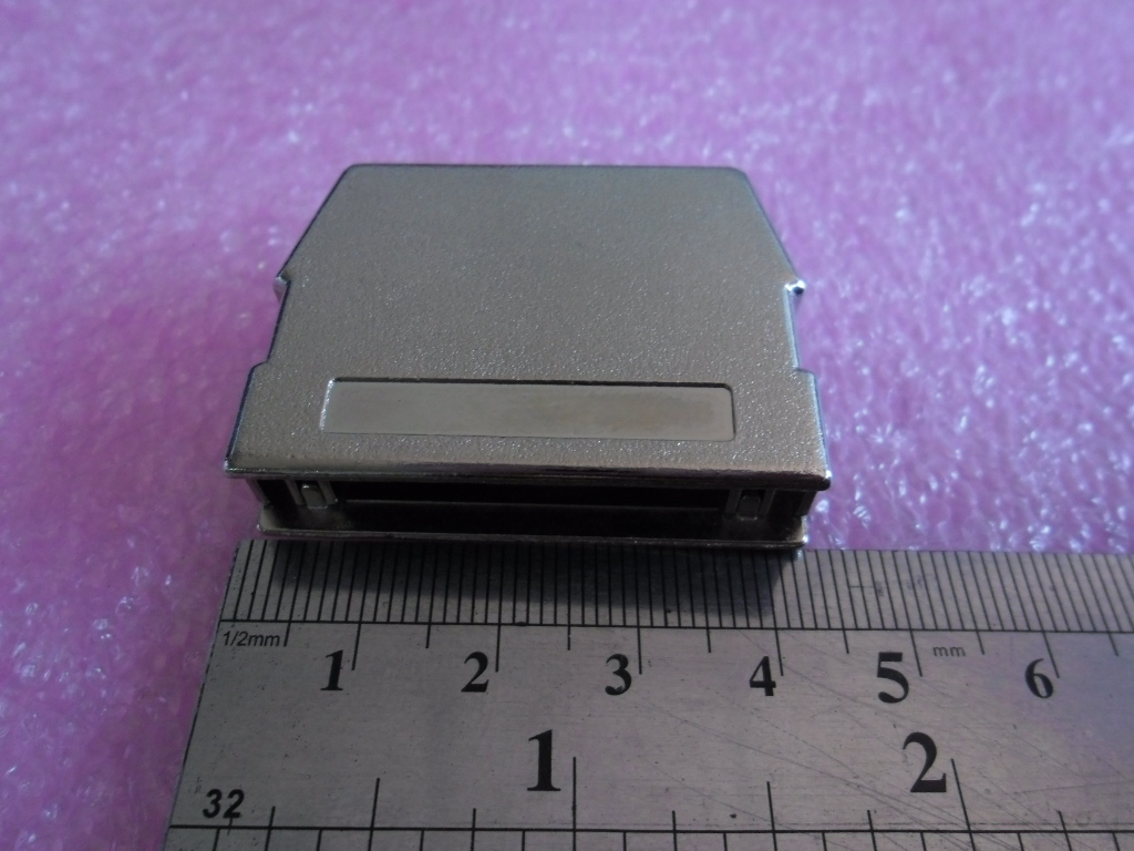 METAL SHIELDED BACKSHELL D-SUB 40PPS 40WAY 40PIN HOOD KIT STRAIGHT: Metal for Mini D Ribbon (MDR) Connectors Rugged two-piece die cast metal shell
