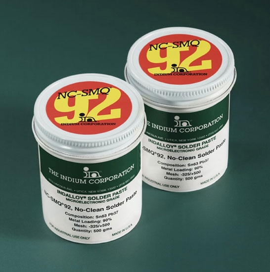 NC-SMQ92: SOLDER PAST INDIUM 0.5KG 62Sn 36Pb 2Ag