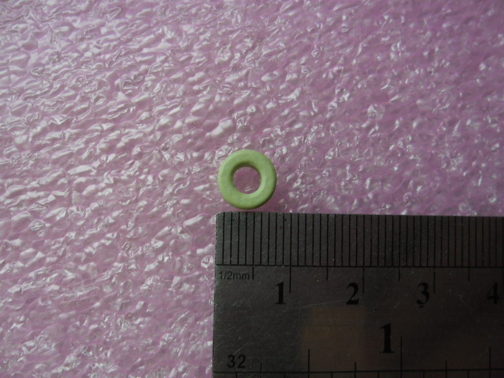 T30-40 / MICROMETALS: Iron powder RING toroidal core for power applications OD:7.8mm ID:3.84mm WIDE :3.25mm