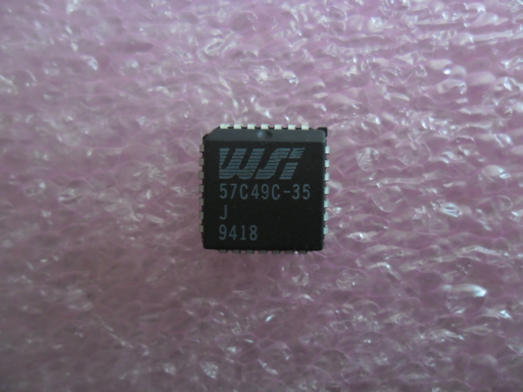 WS57C49C-35J: MILITARY HIGH SPEED 8K x 8 CMOS PROM/RPROM PLCC-28