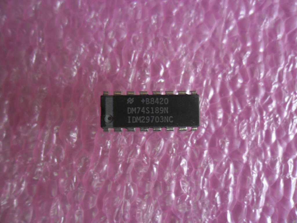 DM74S189N: MEM RAND-ACC 64BIT 3ST DIP-16
