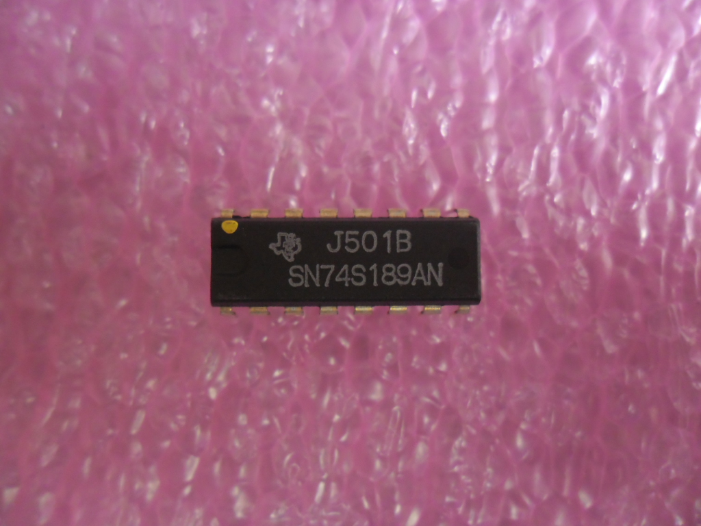 SN74S189AN / SN74S189BN > SN74S189N: IC MEM RAM RAND-ACC 64BIT 3ST DIP-16 > SN74LS189AN = DM74LS189N