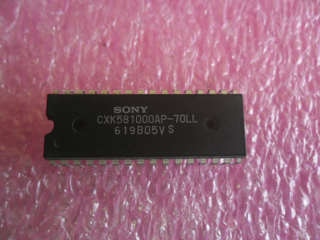 CXK581000AP-70LL: STATIC RAM 8 bit 1M 70nS SRAM 128KX8 DIP-32 OBSOLETE
