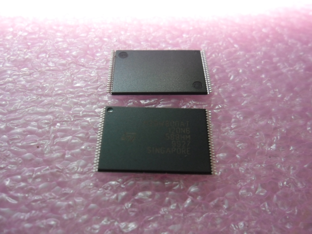 M29W800AT120N6T: IC MEMORY NOR Flash, 512K x 16 or 1Mx8 120nSec TSOP-48 IN TUBE