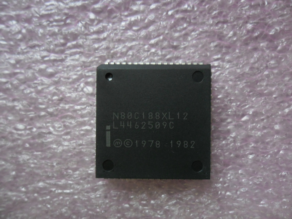 N80C188XL12: CPU 16-BIT 5V 12MHZ PLCC-68 NEW
