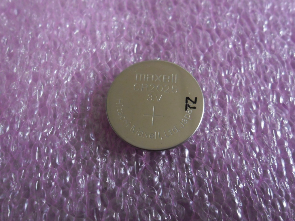 CR2025: Lithium Coin Battery 3V 160mA (0.16A)