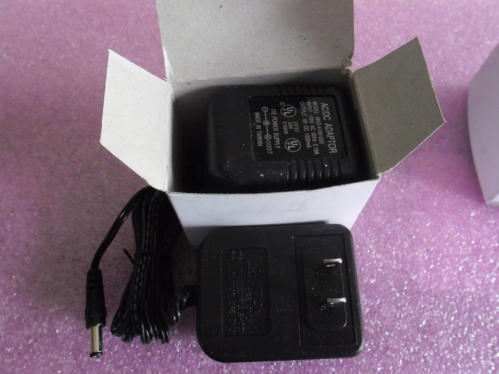 MKD-41061000: AC/DC ADAPTER / / INPUT 120V AC 60Hz 0.15a / OUTPUT 6V DC 1000mA