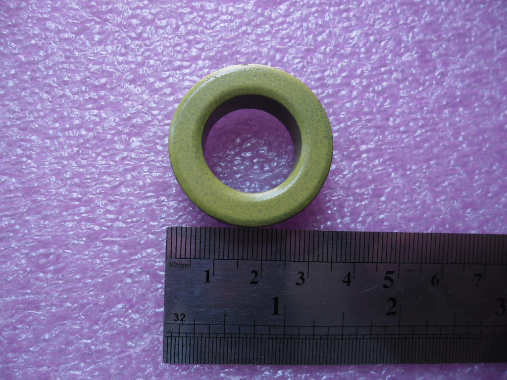 T130-60 ??: Iron Power Ferrite Toroid Core 33mm x 19mm x 11mm