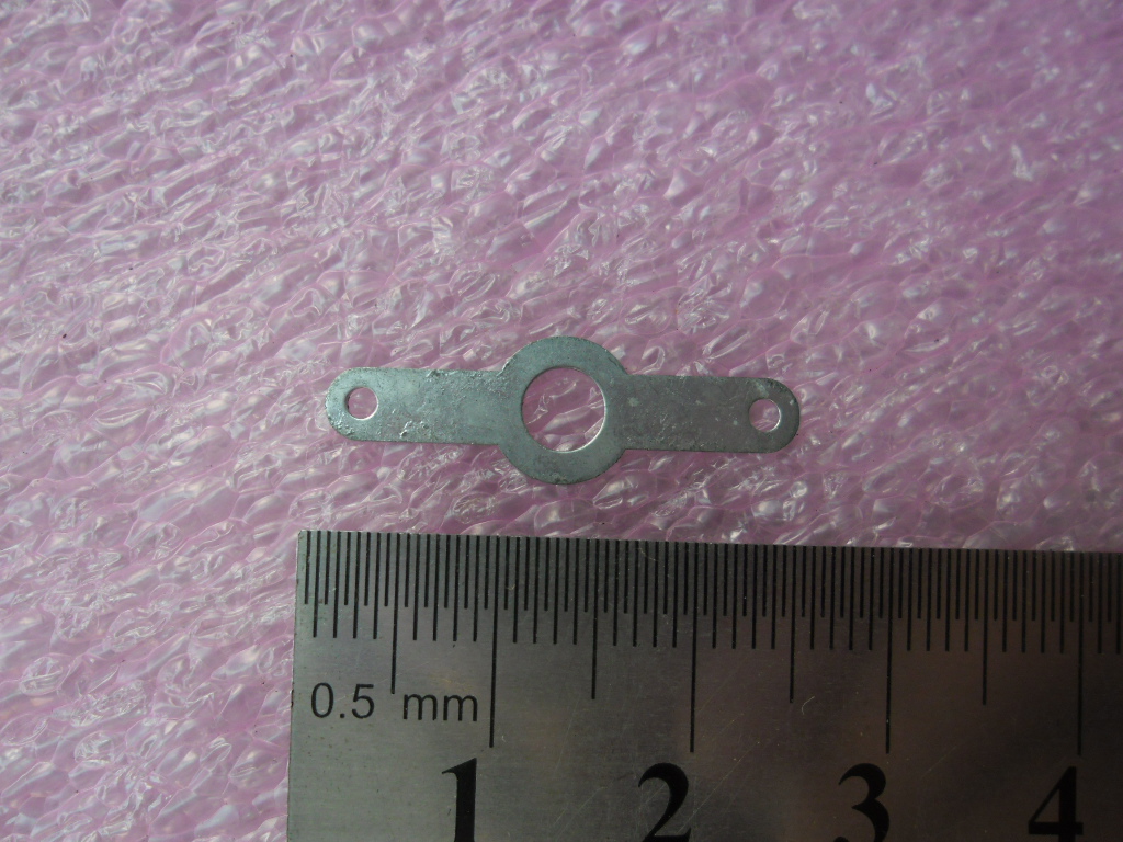 SOLDER TERMINAL ~ETTINGER 19.05.949: DOUBLE LUG SOLDER TERMINAL FLAT Stud:#8 4.4mm אוזן הלחמה כפולה