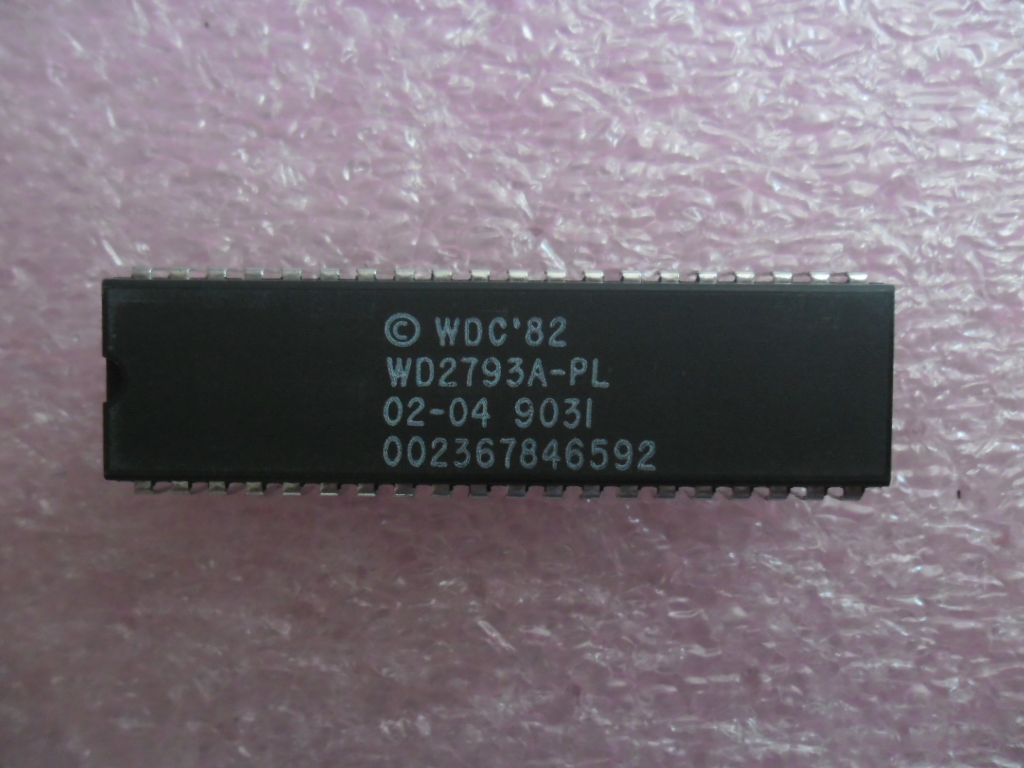 WD2793A-PL 02-04 = VL2793-PC: FLOPPY DISK FORMATTER CONTROLLER FAMILY DIP-40