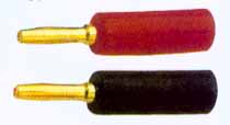 JR0534AG: BANANA PLUG, SCREW TYPE, PLASTIC HANDLE (RED,BLACK)